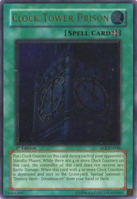 Clock Tower Prison (UTR) - Enemy of Justice (EOJ) #EOJ-EN048 - Ultimate Rare YuGiOh Trading Card