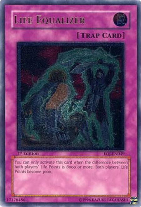 Life Equalizer (UTR) - Enemy of Justice YuGiOh trading card