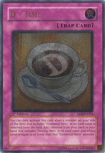 D - Time (UTR) - Enemy of Justice (EOJ) #EOJ-EN053 - Ultimate Rare YuGiOh Trading Card
