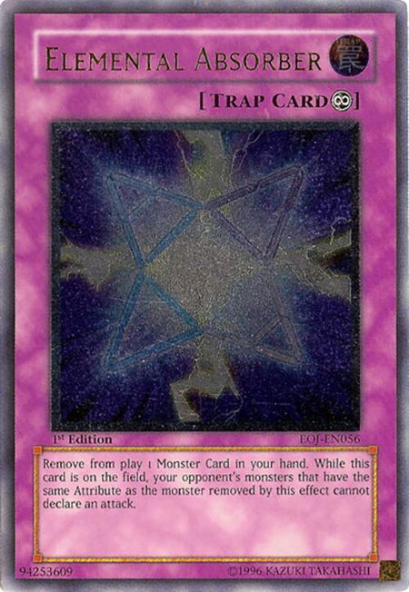 Elemental Absorber (UTR) - Enemy of Justice YuGiOh trading card