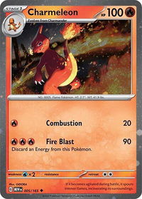 Charmeleon - 005/165 (Cosmos Holo) - Miscellaneous Cards & Products (MCAP) #005/165 - Promo Pokémon Trading Card