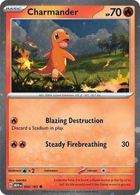 Charmander - 004/165 (Cosmos Holo) - Miscellaneous Cards & Products (MCAP) #004/165 - Promo Pokémon Trading Card