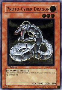 Proto-Cyber Dragon (UTR) - Shadow of Infinity (SOI) #SOI-EN010 - Ultimate Rare YuGiOh Trading Card