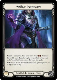 Aether Ironweave - Historic Pack 1 Blitz Deck: Viserai #1HV004 - Common Flesh and Blood Trading Card