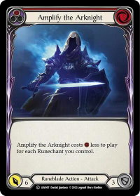 Amplify the Arknight (Red) - Historic Pack 1 Blitz Deck: Viserai #1HV007 - Common Flesh and Blood Trading Card