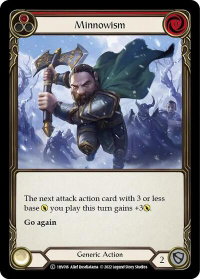Minnowism (Red) - Historic Pack 1 Blitz Deck: Viserai #1HV016 - Common Flesh and Blood Trading Card