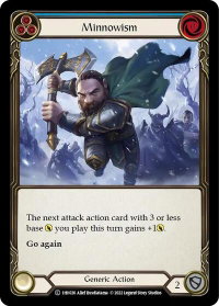 Minnowism (Blue) - Historic Pack 1 Blitz Deck: Viserai #1HV026 - Common Flesh and Blood Trading Card