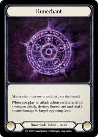 Runechant - Historic Pack 1 Blitz Deck: Viserai #1HV027 - Token Flesh and Blood Trading Card