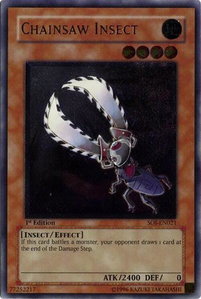 Chainsaw Insect (UTR) - Shadow of Infinity (SOI) #SOI-EN021 - Ultimate Rare YuGiOh Trading Card