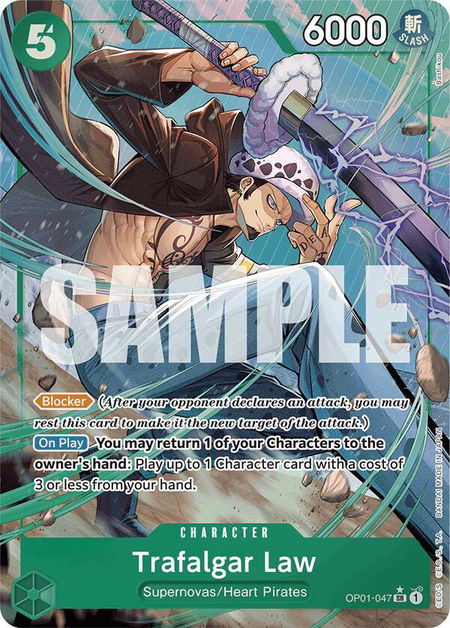 Trafalgar Law (OP01-047) (Alternate Art) - Premium Booster -The Best- One Piece trading card