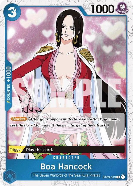 Boa Hancock (ST03-013) (Jolly Roger Foil) - Premium Booster -The Best- One Piece trading card