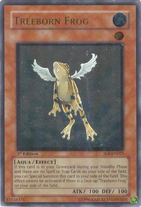 Treeborn Frog (UTR) - Shadow of Infinity (SOI) #SOI-EN025 - Ultimate Rare YuGiOh Trading Card