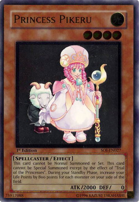 Princess Pikeru (UTR) trading card from Shadow of Infinity Princess Pikeru (UTR) - Shadow of Infinity YuGiOh trading card
