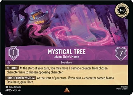 Mystical Tree - Mama Odie's Home - Azurite Sea Disney Lorcana trading card