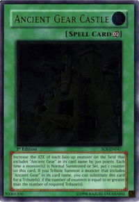 Ancient Gear Castle (UTR) - Shadow of Infinity (SOI) #SOI-EN047 - Ultimate Rare YuGiOh Trading Card