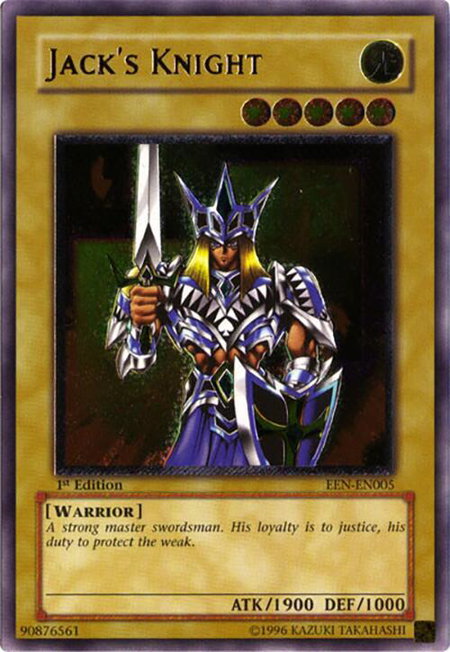 Jack's Knight (UTR) trading card from Elemental Energy Jack's Knight (UTR) - Elemental Energy YuGiOh trading card