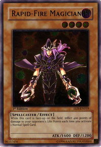 Rapid-Fire Magician (UTR) - Elemental Energy (EEN) #EEN-EN019 - Ultimate Rare YuGiOh Trading Card