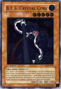 B.E.S. Crystal Core (UTR) - Cybernetic Revolution (CRV) #CRV-EN021 - Ultimate Rare YuGiOh Trading Card