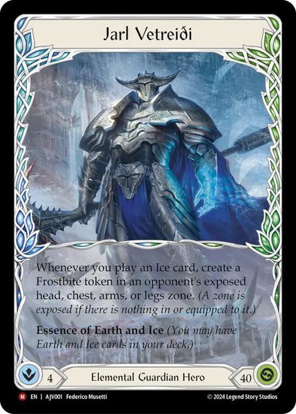 Jarl Vetreidi - Armory Deck: Jarl Vetreidi Flesh and Blood trading card