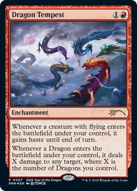 Dragon Tempest (Year of the Dragon 2024) - Standard Showdown Promos (SSP) #7 - Rare Magic: The Gathering Trading Card