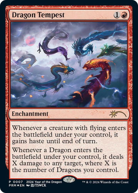 Dragon Tempest (Year of the Dragon 2024) - Standard Showdown Promos Magic: The Gathering trading card