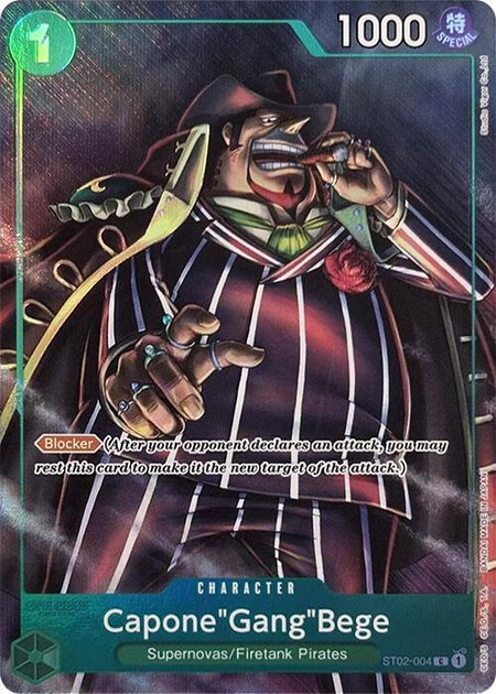 Capone"Gang"Bege (Premium Card Collection -Best Selection Vol. 2-) - One Piece Promotion Cards One Piece trading card