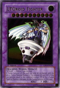 UFOroid Fighter (UTR) - Cybernetic Revolution (CRV) #CRV-EN034 - Ultimate Rare YuGiOh Trading Card