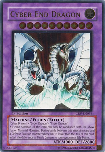 Cyber End Dragon (UTR) trading card from Cybernetic Revolution Cyber End Dragon (UTR) - Cybernetic Revolution YuGiOh trading card