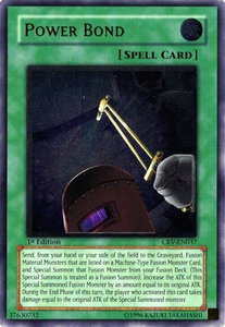 Power Bond (UTR) - Cybernetic Revolution (CRV) #CRV-EN037 - Ultimate Rare YuGiOh Trading Card