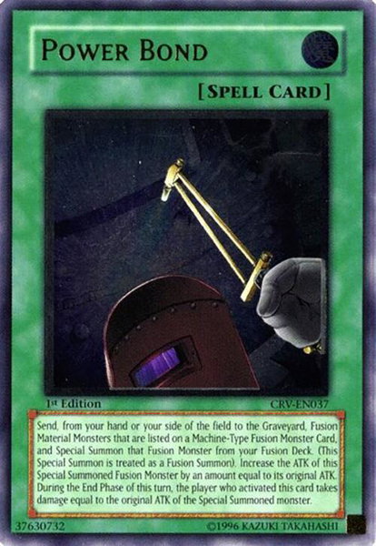 Power Bond (UTR) trading card from Cybernetic Revolution Power Bond (UTR) - Cybernetic Revolution YuGiOh trading card