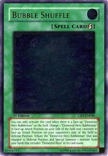 Bubble Shuffle (UTR) - Cybernetic Revolution YuGiOh trading card