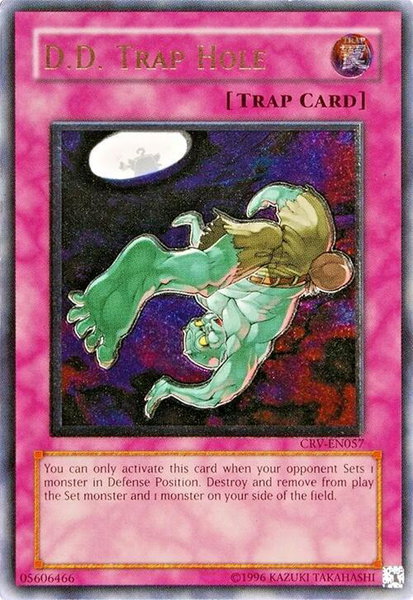 D.D. Trap Hole (UTR) trading card from Cybernetic Revolution D.D. Trap Hole (UTR) - Cybernetic Revolution YuGiOh trading card