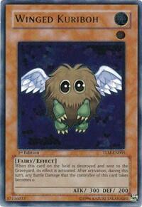 Winged Kuriboh (UTR) - The Lost Millennium (TLM) #TLM-EN005 - Ultimate Rare YuGiOh Trading Card