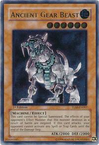 Ancient Gear Beast (UTR) trading card from The Lost Millennium Ancient Gear Beast (UTR) - The Lost Millennium YuGiOh trading card