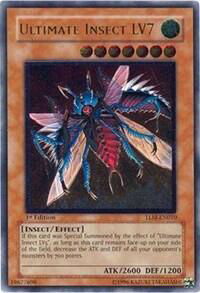 Ultimate Insect LV7 (UTR) - The Lost Millennium (TLM) #TLM-EN010 - Ultimate Rare YuGiOh Trading Card