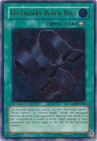 Legendary Black Belt (UTR) - The Lost Millennium (TLM) #TLM-EN045 - Ultimate Rare YuGiOh Trading Card