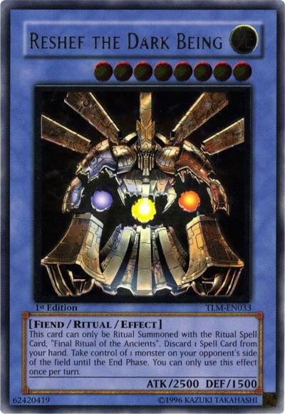 Reshef the Dark Being (UTR) - The Lost Millennium YuGiOh trading card