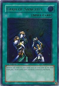 Card of Sanctity (UTR) - The Lost Millennium YuGiOh trading card