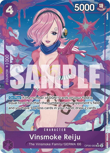 Vinsmoke Reiju (OP06-069) (Alternate Art) - Premium Booster -The Best- One Piece trading card