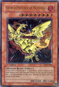 Sacred Phoenix of Nephthys (UTR) - Flaming Eternity (FET) #FET-EN005 - Ultimate Rare YuGiOh Trading Card