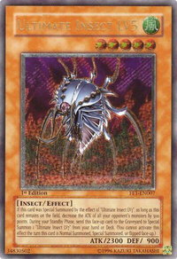 Ultimate Insect LV5 (UTR) - Flaming Eternity (FET) #FET-EN007 - Ultimate Rare YuGiOh Trading Card