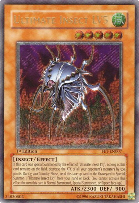 Ultimate Insect LV5 (UTR) - Flaming Eternity YuGiOh trading card
