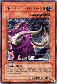 Big-Tusked Mammoth (UTR) - Flaming Eternity (FET) #FET-EN015 - Ultimate Rare YuGiOh Trading Card