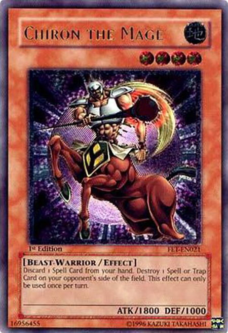 Chiron the Mage (UTR) - Flaming Eternity YuGiOh trading card
