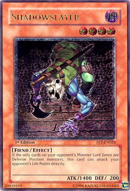 Shadowslayer (UTR) - Flaming Eternity YuGiOh trading card