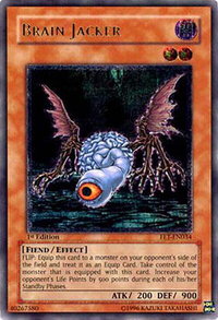Brain Jacker (UTR) - Flaming Eternity (FET) #FET-EN034 - Ultimate Rare YuGiOh Trading Card