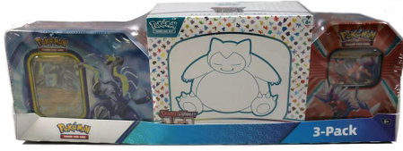 Costco Pokemon Collector 3-Pack: Scarlet & Violet 151 ETB + Paldea Legends Tins - Miscellaneous Cards & Products Pokémon trading card