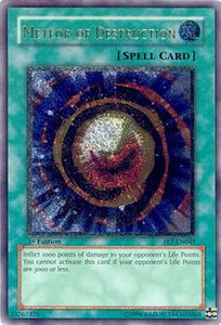 Meteor of Destruction (UTR) - Flaming Eternity (FET) #FET-EN041 - Ultimate Rare YuGiOh Trading Card