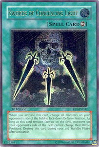 Swords of Concealing Light (UTR) - Flaming Eternity (FET) #FET-EN042 - Ultimate Rare YuGiOh Trading Card