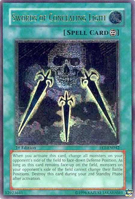 Swords of Concealing Light (UTR) - Flaming Eternity YuGiOh trading card